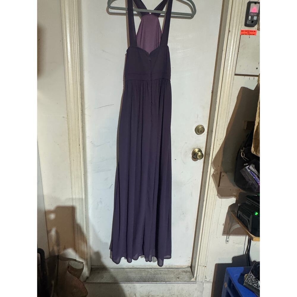 Lulus Air of Romance Dusty Purple Maxi Dress Medium Formal Flowy Evening gown - Picture 6 of 8